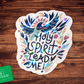 Holy Spirit Lead Me Holographic Vinyl Sticker