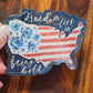Bold Freedom Vinyl Holographic Sticker